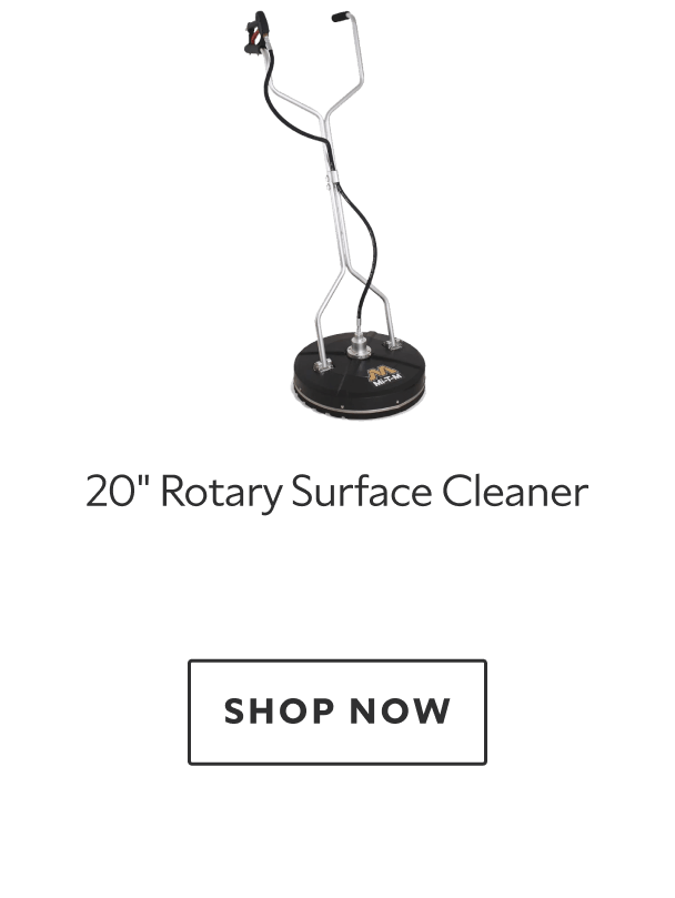 20" Rotary Surface Cleaner. Shop now.
